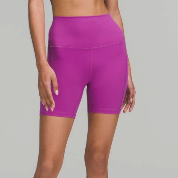 lululemon athletica Pants - Lululemon Align High Rise Shorts 6" with Pockets NEW WITH TAGS (L, Vivid Plum)